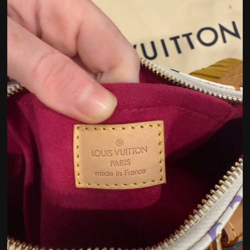 Louis Vuitton X Murakami Vintage Multicolor Fringe Speedy 25 Handbag - Picture 4 of 10